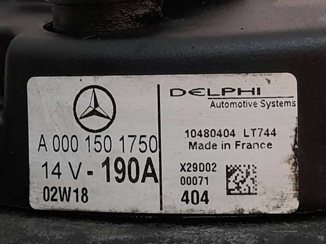 A0001501750 MERCEDES Alternador  disponible Vigo