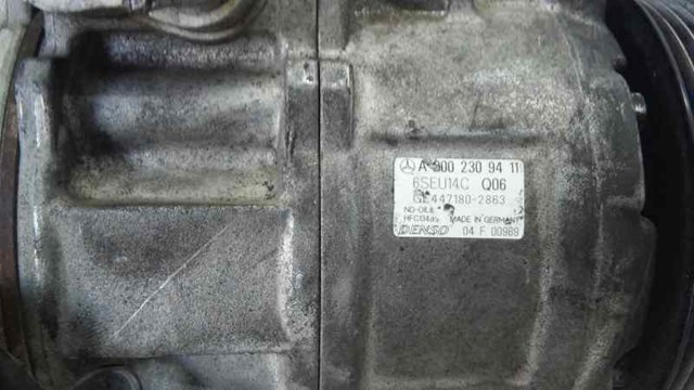 Compresor aire acondicionado para mercedes-benz vaneo 1.7 cdi (414.700) om668914 A 000 230 94 11