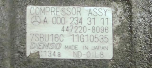 MERCEDES A0002343111 Compresor de aire acondicionado  comprar en Albacete