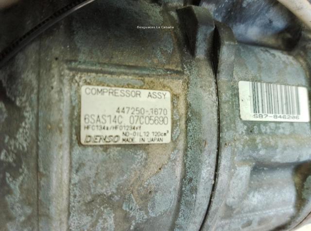 A0008303502 MERCEDES Compresor de aire acondicionado  en stock Gandía
