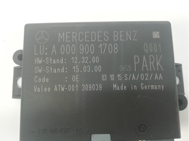 Unidad de control, auxiliar de aparcamiento A0009001708 Mercedes