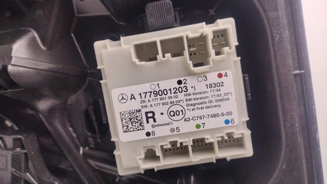 A0009060908 Motor del elevalunas de la puerta trasera derecha  comprar en Zaragoza