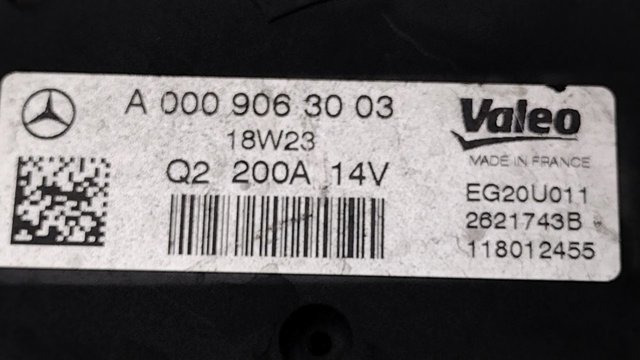 MERCEDES A0009063003 Alternador comprar Barcelona