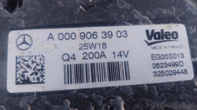 A0009063903 MERCEDES Alternador  disponible Ourense