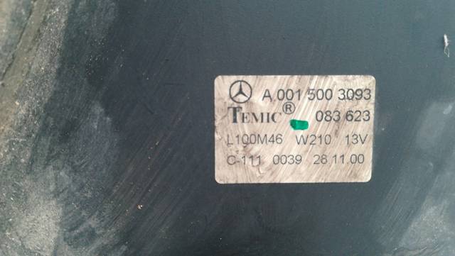 A0015003093 MERCEDES Difusor del radiador de refrigeración con motor y hélice  disponible Ourense