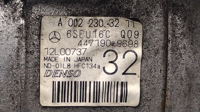 MERCEDES A0022303211 Compresor de aire acondicionado  comprar en Ponferrada