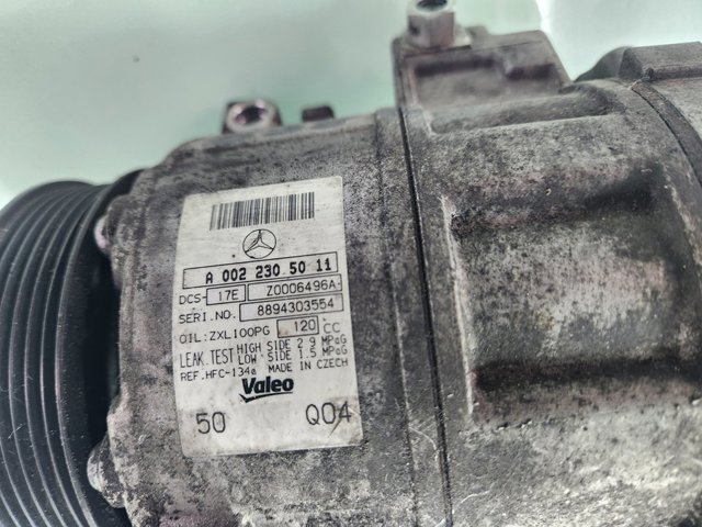 A0022305011 MERCEDES Compresor de aire acondicionado  en stock Córdoba