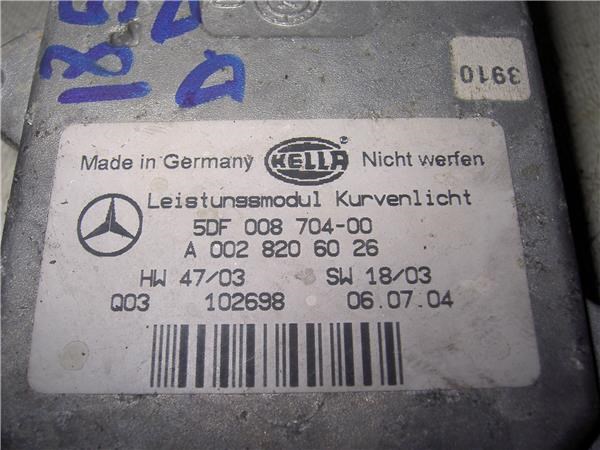 A0028206026 MERCEDES Módulo de control de luces de faros (ECU)  en stock Gandía