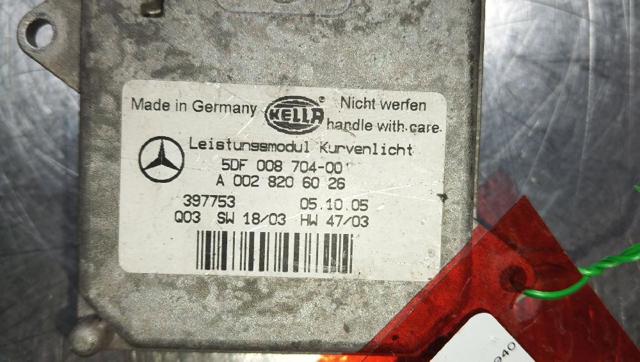 MERCEDES A0028206026 Módulo de control de luces de faros (ECU)  en stock Valencia