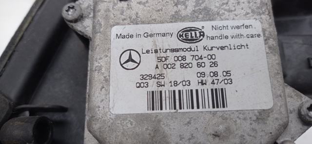 MERCEDES A0028206026 Módulo de control de luces de faros (ECU)  comprar en Ponferrada
