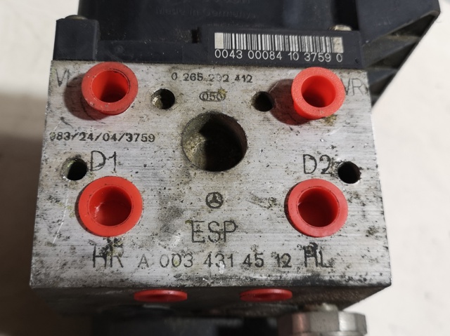 A0034314512 Módulo hidráulico de ABS  disponible Utrera