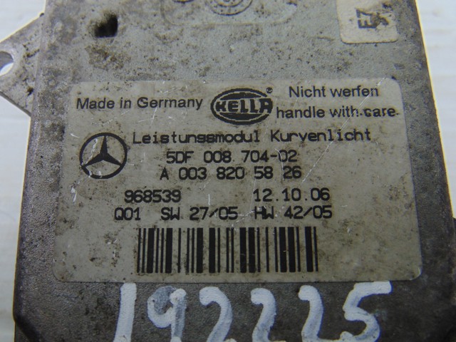 MERCEDES A0038205826 Módulo de control de luces de faros (ECU)  en stock Valencia