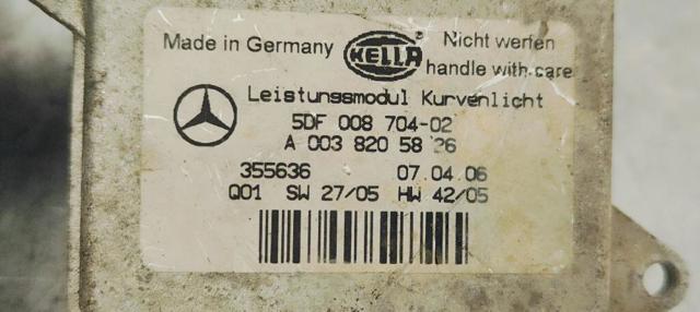 MERCEDES A0038205826 Módulo de control de luces de faros (ECU) comprar Barcelona
