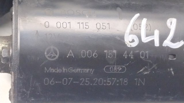 A0061514401 MERCEDES Motor de arranque  comprar en Oviedo