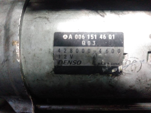 A0061514601 MERCEDES Motor de arranque  disponible Alicante