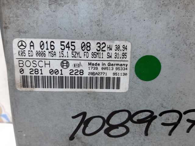A0165450832 Mercedes