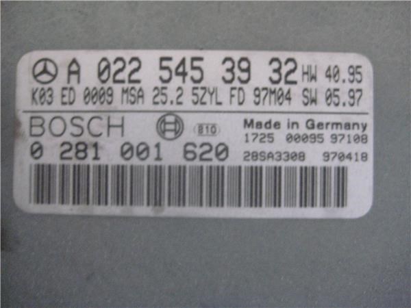 A0225453932 MERCEDES Unidad de control del motor (ECU)  comprar en Lleida
