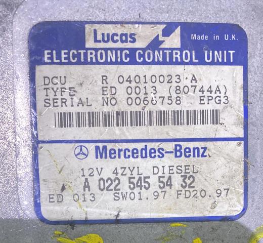 A0225455432 Mercedes