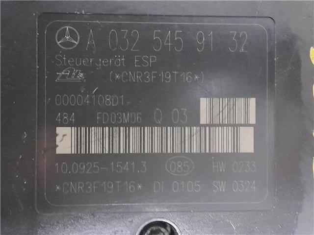 A0325459132 MERCEDES Módulo hidráulico de ABS  disponible Ourense