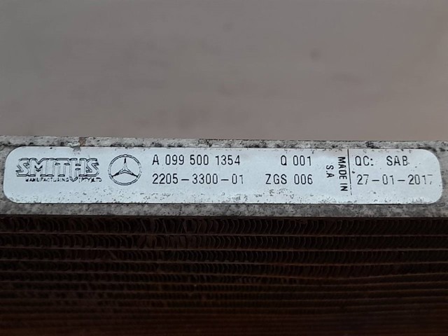 A0995001354 Condensador aire acondicionado  en stock Granada