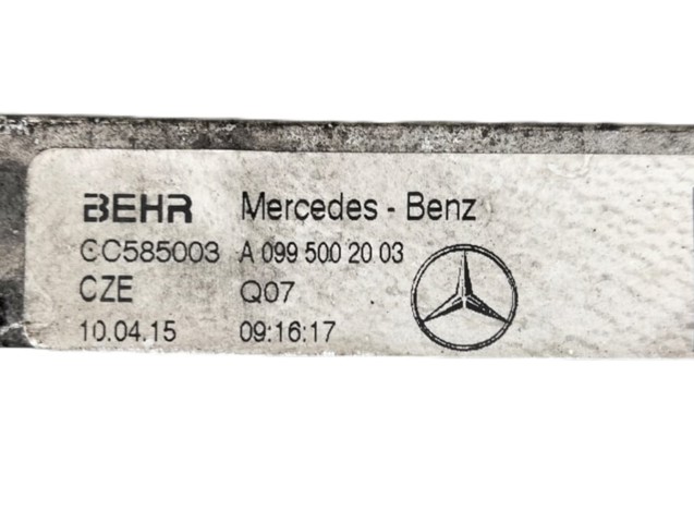 A0995002003 MERCEDES Radiador adicional de refrigeración del motor  disponible Alicante