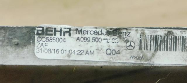 MERCEDES A0995002003 Radiador adicional de refrigeración del motor  en stock Terrassa