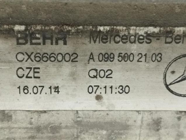 MERCEDES A0995002103 Radiador comprar Pamplona