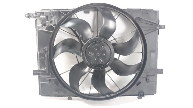 Difusor de radiador, ventilador de refrigeración, condensador del aire acondicionado, completo con motor y rodete A0999061000 Mercedes