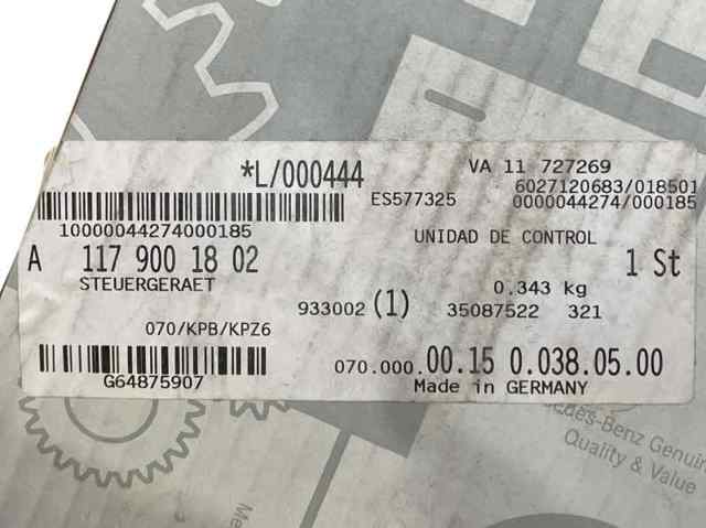 A1179001802 Mercedes