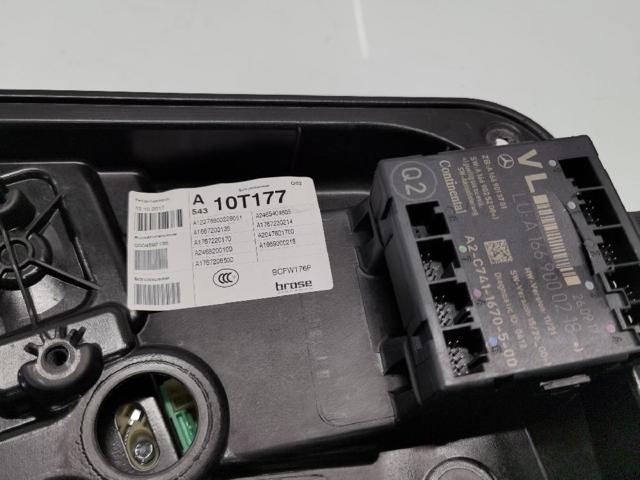 MERCEDES A12376600229051 Mecanismo de elevalunas de la puerta trasera izquierda  comprar en Albacete