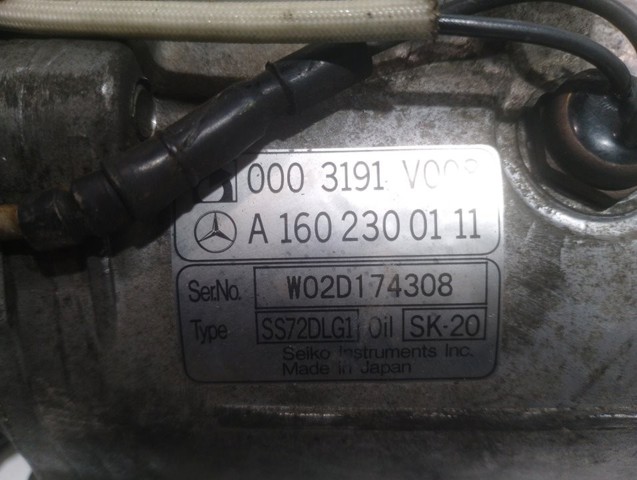 MERCEDES A1602300111 Compresor de aire acondicionado  en stock Valencia