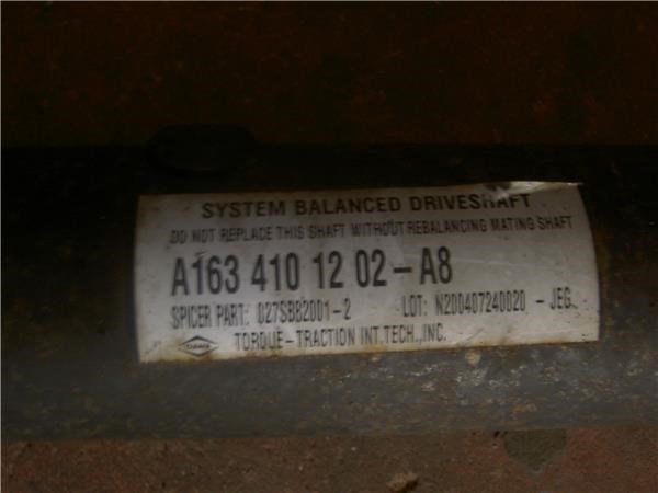 A1634101202 Árbol de transmisión trasero completo  disponible Utrera