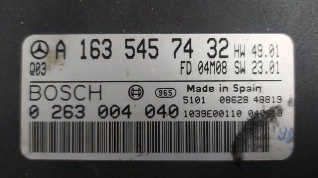 A1635457432 MERCEDES Módulo de control del asistente de aparcamiento  en stock Córdoba