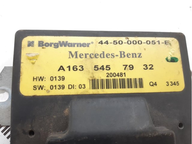 Modulo electronico para mercedes-benz clase m (w163) (1999-2005) ml 270 cdi (163.113) om612963 A1635457932