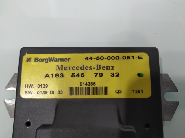A1635457932 MERCEDES Módulo de control de la caja de transferencia  en stock Gandía