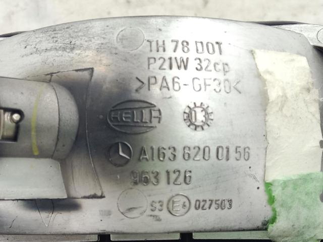 MERCEDES A1638200156 Luz de freno trasera adicional  disponible España