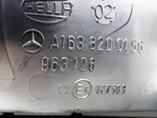 MERCEDES A1638200156 Tercera luz de freno  en stock Valencia