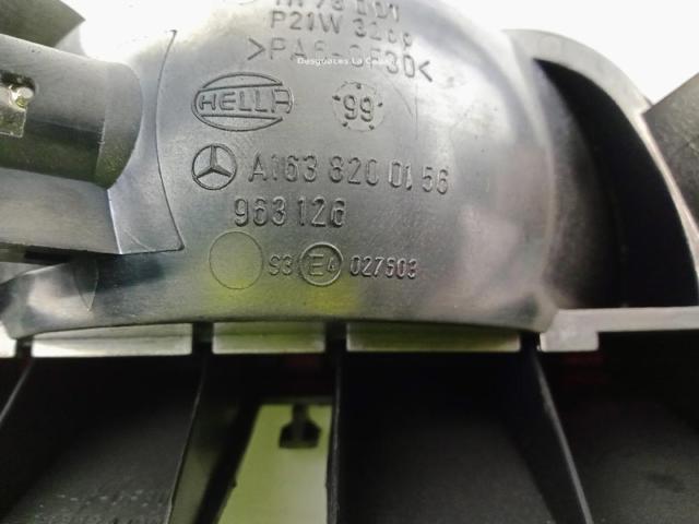 MERCEDES A1638200156 Tercera luz de freno  en stock Salamanca
