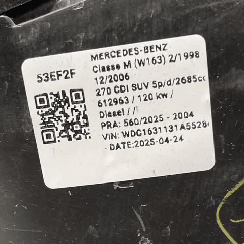 MERCEDES A1638203861 Faro derecho comprar Tarragona