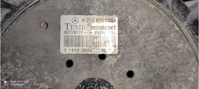 Electroventilador para mercedes-benz clase m ml 280 cdi 4-matic (164.120) 642940 A1645000093