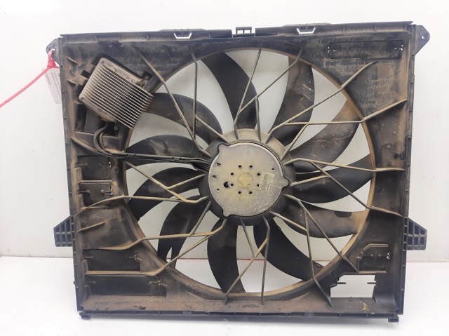 Difusor de radiador, ventilador de refrigeración, condensador del aire acondicionado, completo con motor y rodete A1645000393 Mercedes