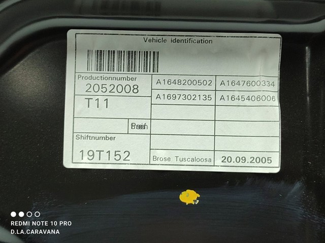 A1645406006 Mercedes