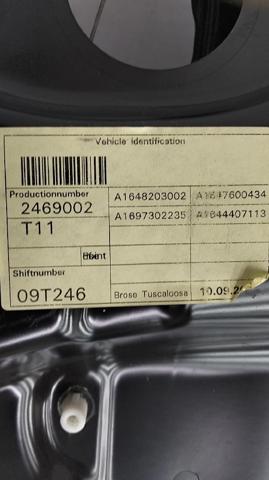 A1647303279 MERCEDES Mecanismo de elevalunas de la puerta trasera derecha  en stock Huelva