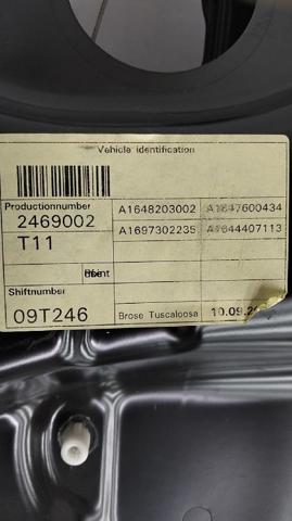 MERCEDES A1647303279 Mecanismo de elevalunas de la puerta trasera derecha  en stock Valencia