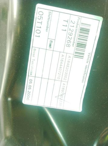 A1647303279 Mecanismo de elevalunas de la puerta trasera derecha  comprar en Zaragoza