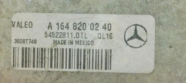 A1648202442 MERCEDES Motor del limpiaparabrisas  comprar en Lleida