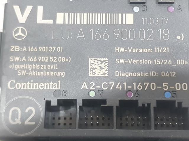 A1669000218 Unidad de confort de la puerta delantera  disponible Málaga