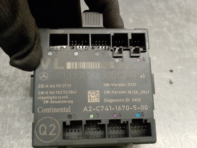 A1669000218 MERCEDES Unidad de confort de la puerta delantera  comprar en Oviedo