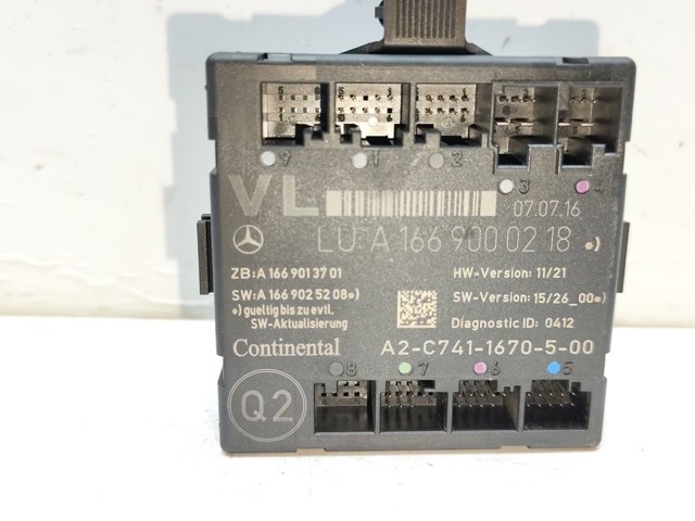 A1669000218 MERCEDES Unidad de confort de la puerta delantera  comprar en Jaén