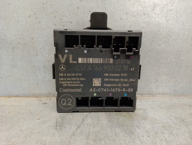 MERCEDES A1669000218 Unidad de confort de la puerta delantera  comprar en Albacete